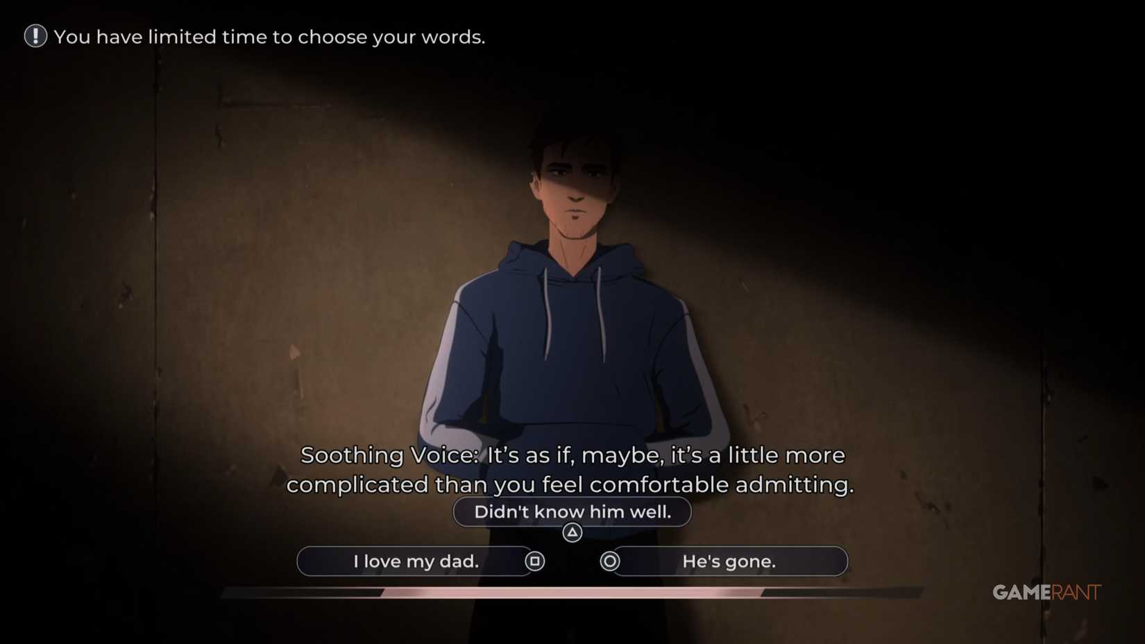 Dispatch Game Dialogue Examples Dispatch: How Do You Really Feel About Your Father? Choice Guide (I ...