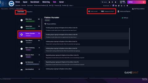Football Manager 26 - Delegations Overview