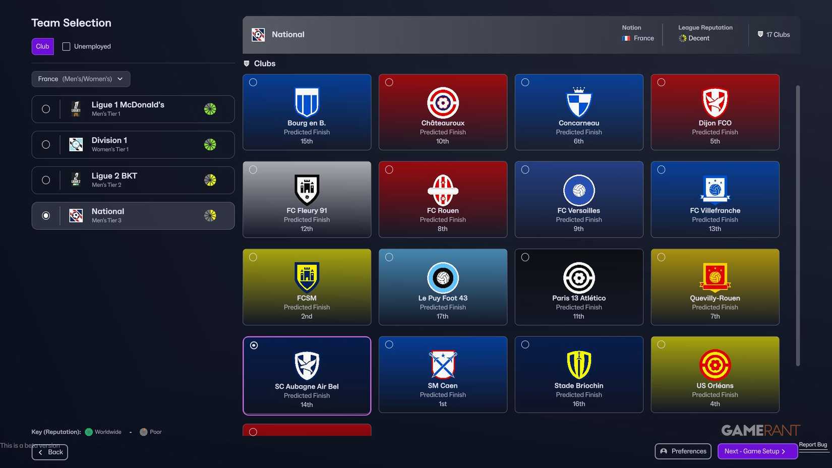 Football Manager 26 - French Leagues