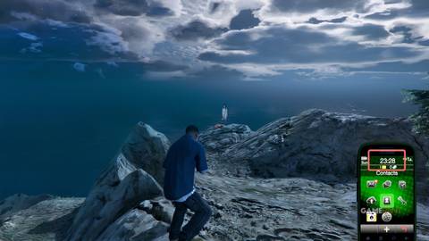 gta-v-franklin-mount-gordo-ghost-time-phone