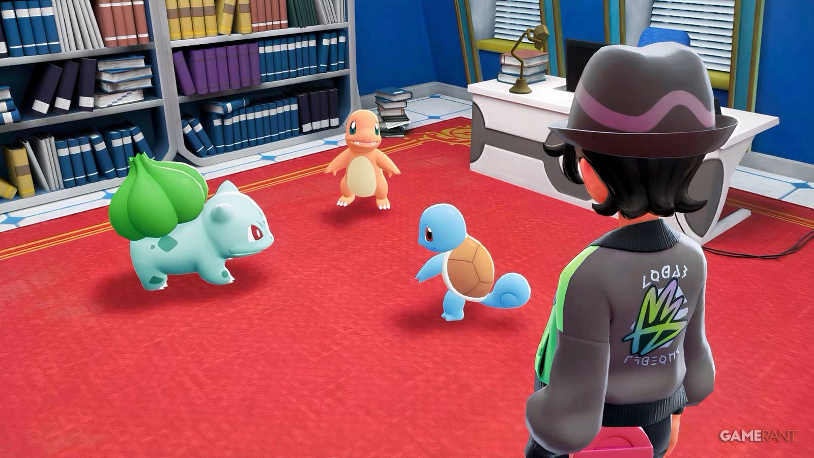 bulbasaur, charmander, squirtle in Pokemon legends za