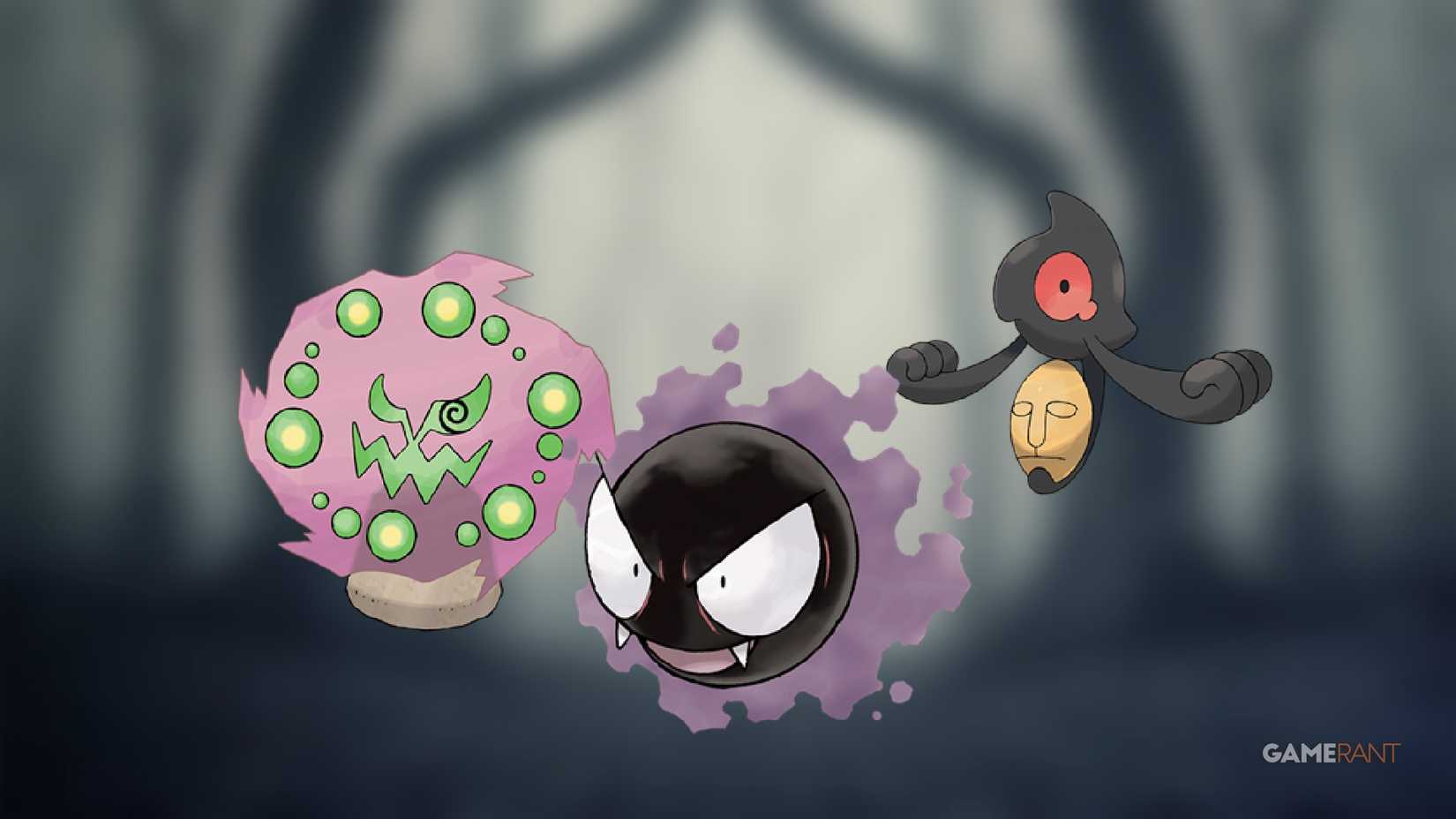 spiritomb gastly yamask