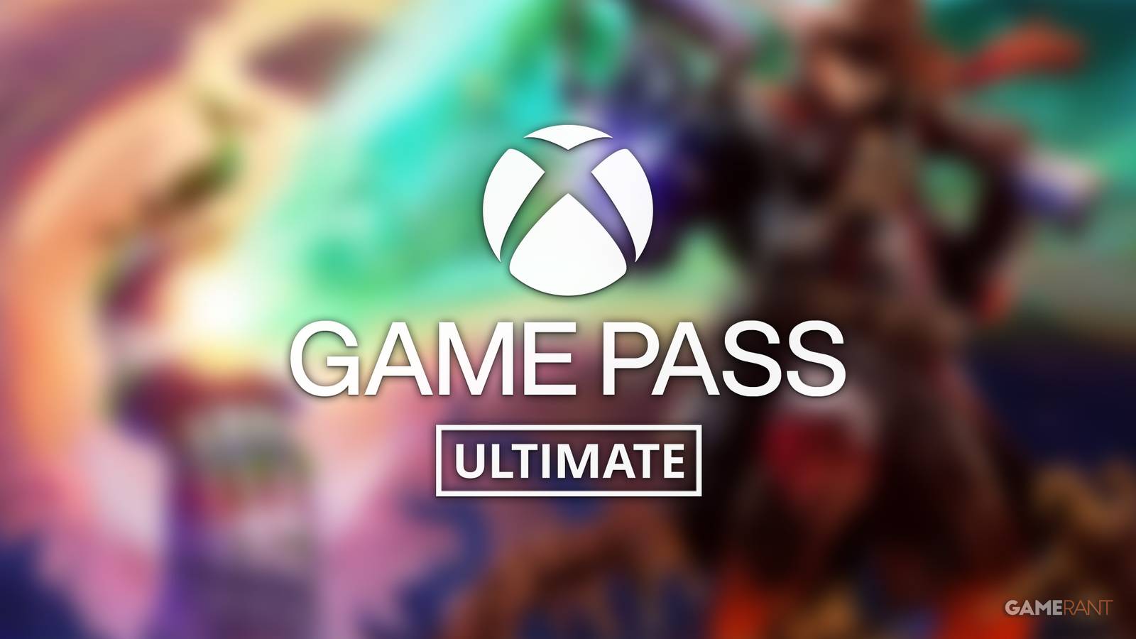 Xbox Game Pass UItimate logo over blurred October 2025 Wave 1 lineup cover