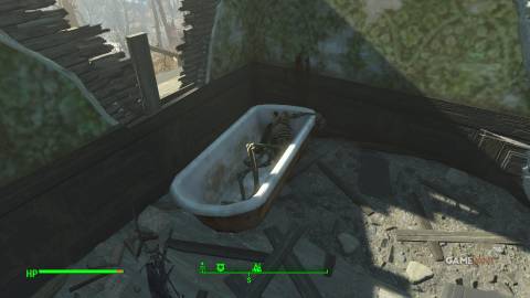 Fallout 4 Hillside Home Tub