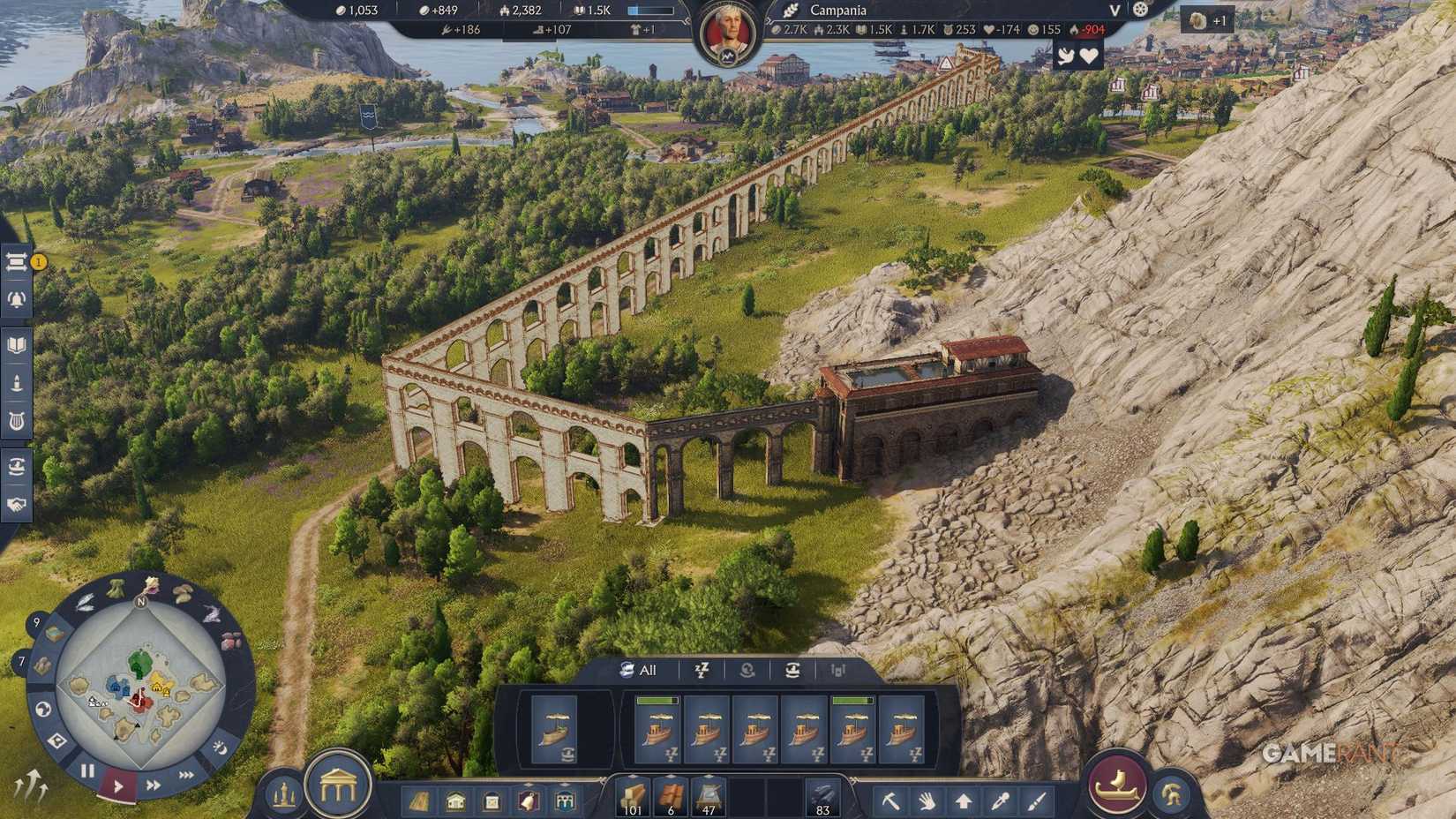 Anno 117 Pax Romana - Planta do Aqueduto