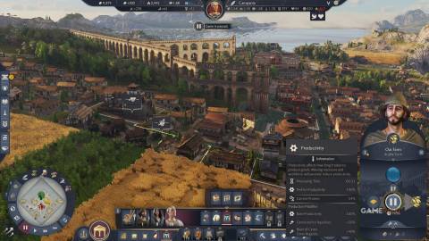 Anno 117 Pax Romana - Farm Productivity with Aqueduct
