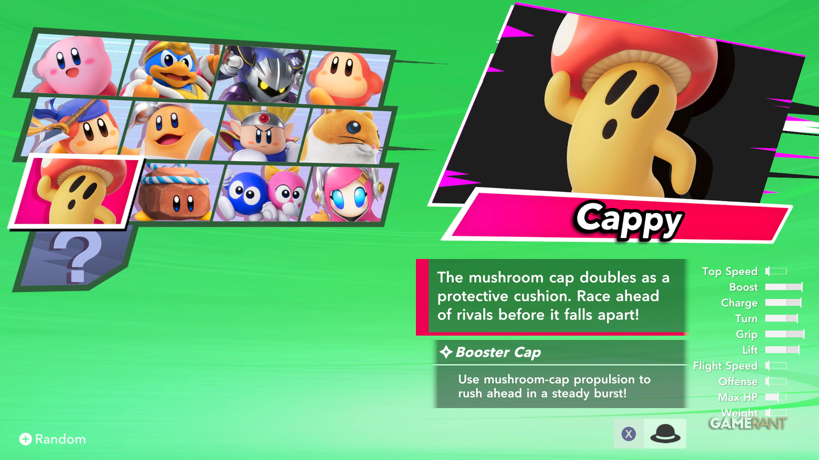 cappy kirby air riders