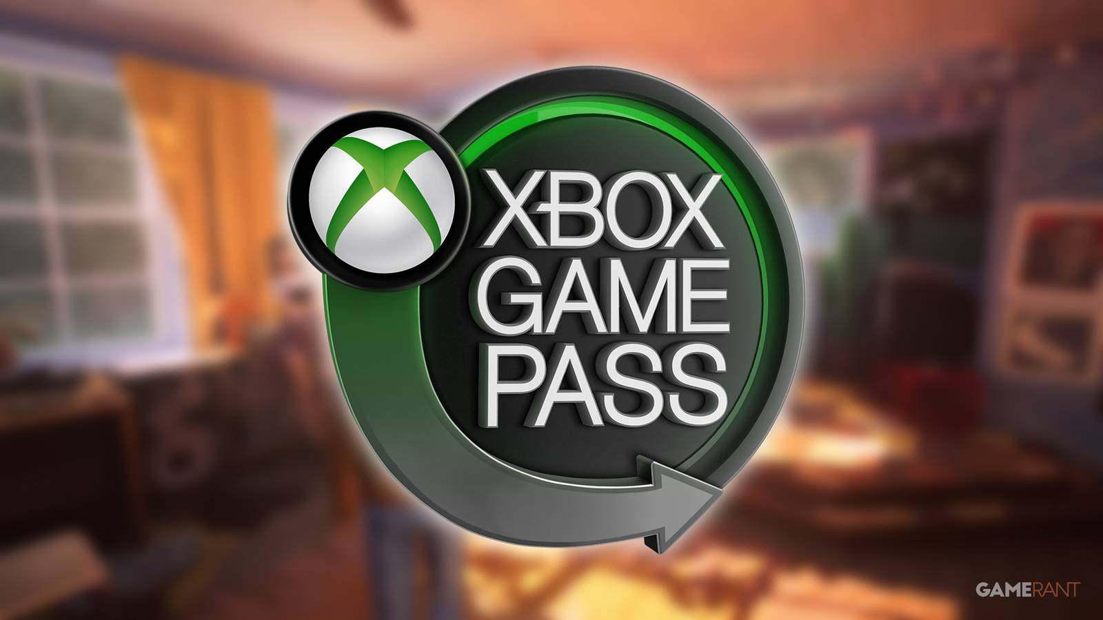 xbox game pass logo mixtape blurred background