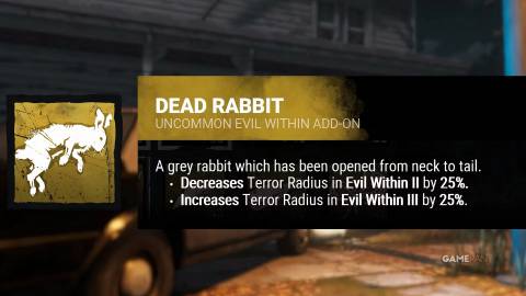 dead by daylight the shape dead rabbit addon