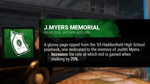 dead by daylight the shape j. myers memorial addon