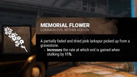 dead by daylight the shape memorial flower addon-1