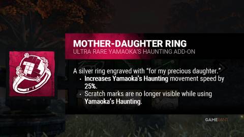 dead by daylight the spirit mother-daughter ring addon