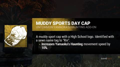 dead by daylight the spirit muddy sports day cap addon