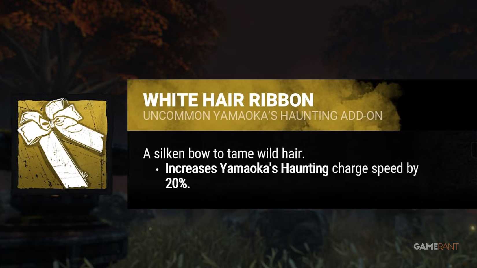 dead by daylight the spirit white hair ribbon addon