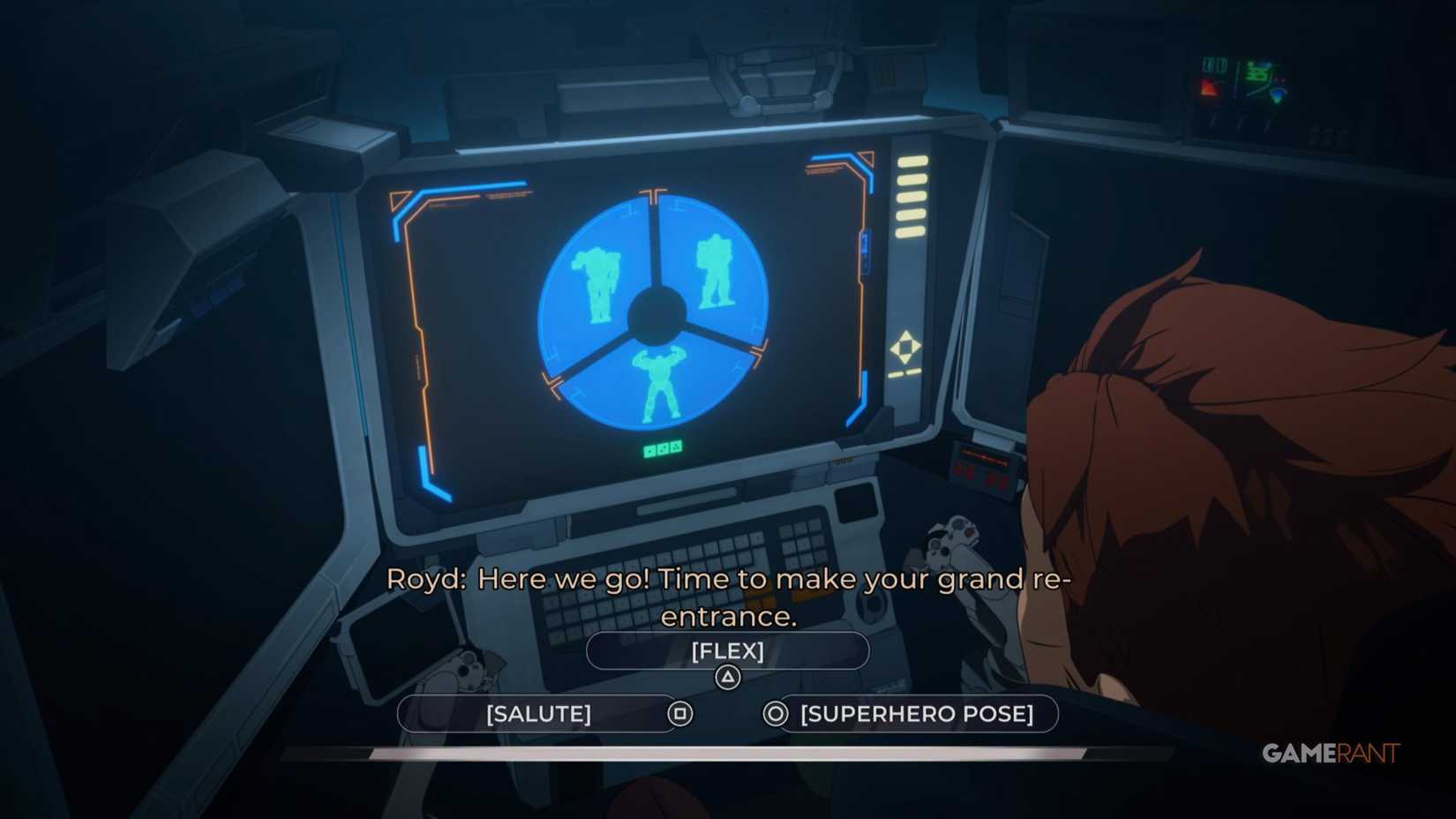 Dispatch Episode 6 walkthrough, pilihan pose masuk karakter