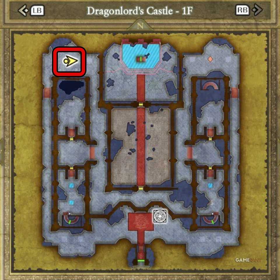 DQ2-MM-28-Dragonlords-Castle-1F-Map-SQUARE
