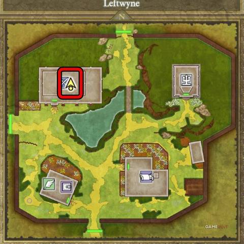 DQ2-MM-3-Leftwyne-Weapon-Shop-Map