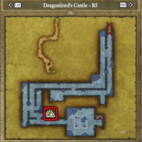 DQ2-MM-61-Dragonlords-Castle-B5-Map-SQUARE