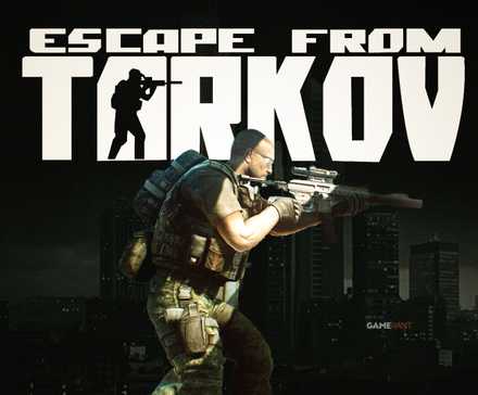 An Escape From Tarkov player character geared up for a raid.