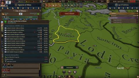 Europa Universalis 5 - Average Satisfaction