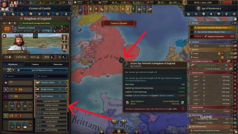 Europa Universalis 5 - Build Spy Network