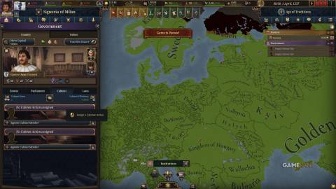 Europa Universalis 5 - Cabinet Action