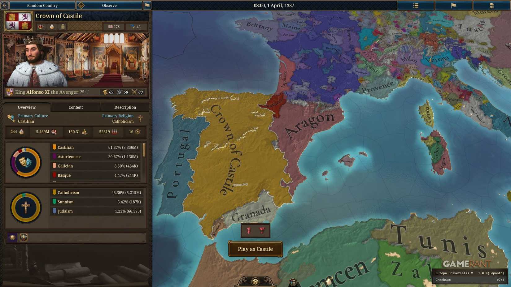 Europa Universalis 5 - Crown of Castile