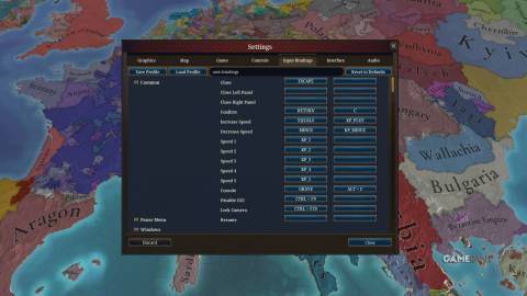 Europa Universalis 5 - Hotkey Guide