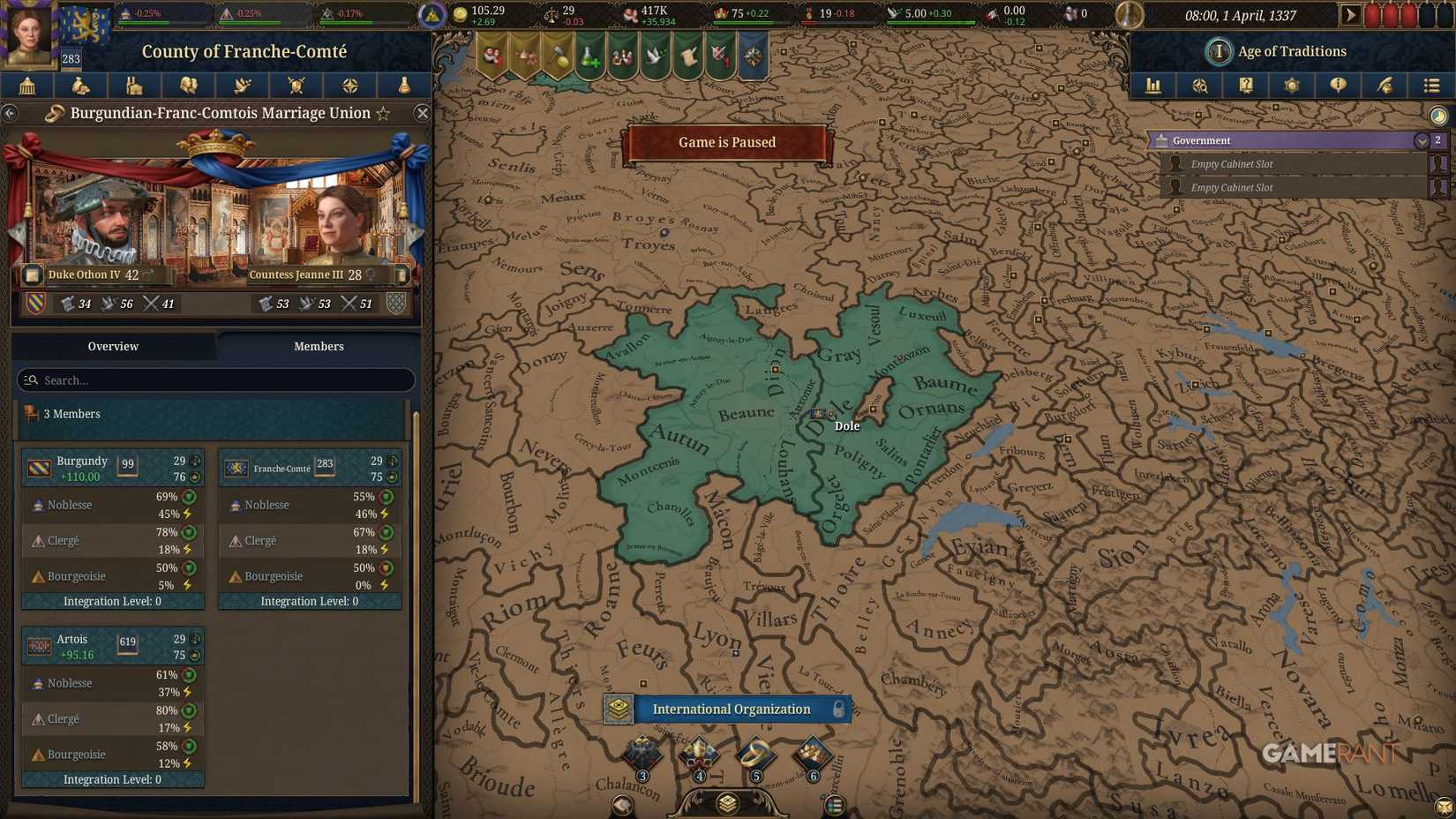 Europa Universalis 5 - Marriage Union