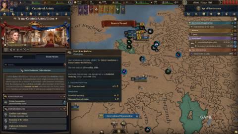 Europa Universalis 5 - Start Union Foundation Debate