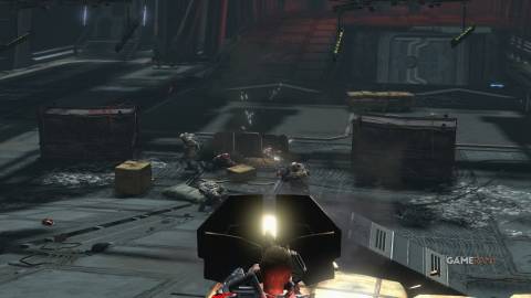 Inversion railgun section