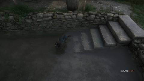Kingdom Come Deliverance 2 - Our Daily Bread - Henry Catching Crayfish on Steps