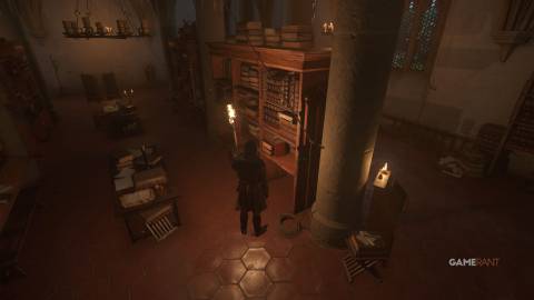 Kingdom Come Deliverance 2 - Our Daily Bread - Henry Looking At Book Shelf