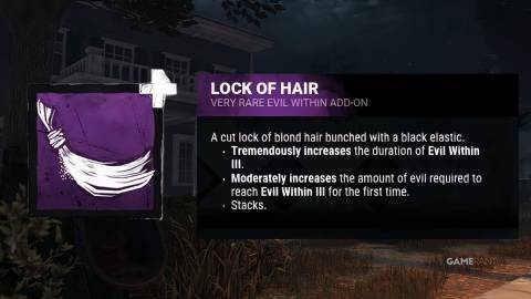 Lock of Hair Dead by Daylight Michael Myers add-on