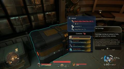 opening kaur's war chest in outer worlds 2