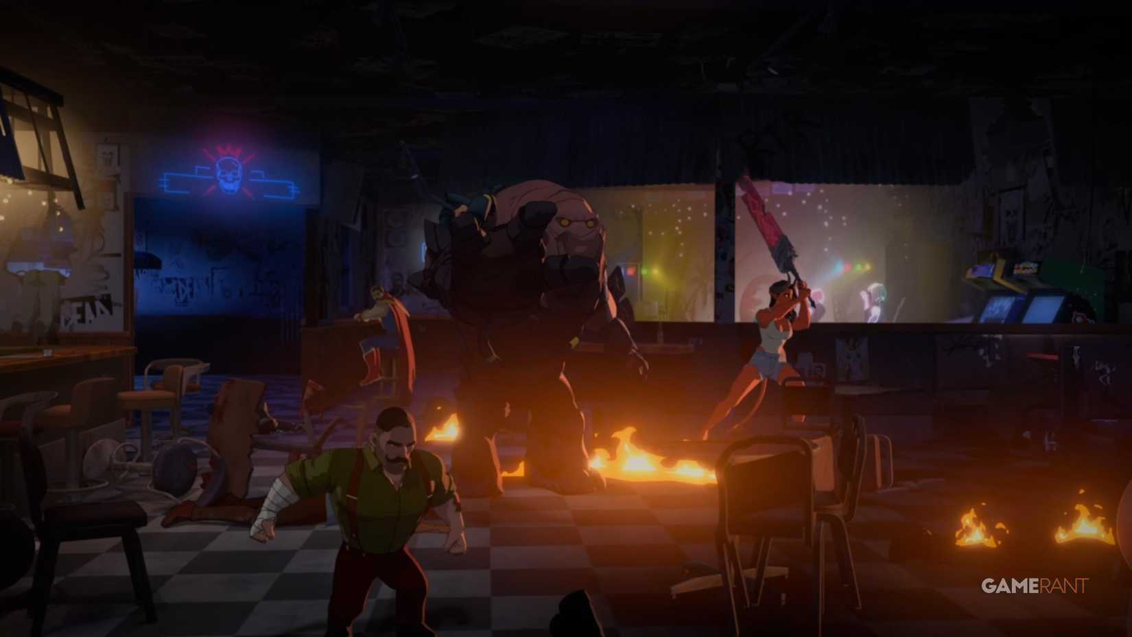 Robert or Mecha Man Choice in Dispatch 1 episode 5