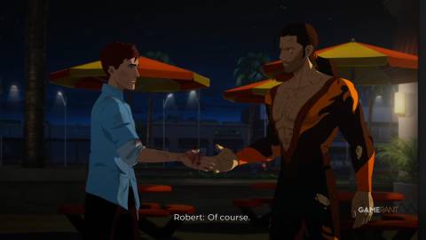 Robert or Mecha Man Choice in Episode 5 of Dispatch 6