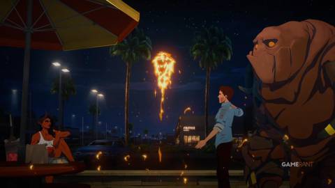 Robert or Mecha Man Choice in Episode 5 of Dispatch 9