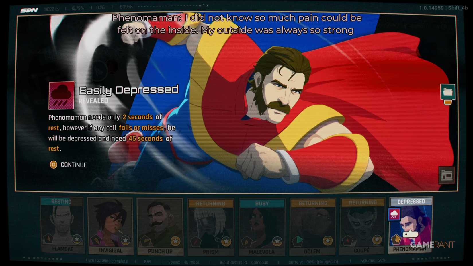 Waterboy or Phenomaman Choice in Dispatch 3