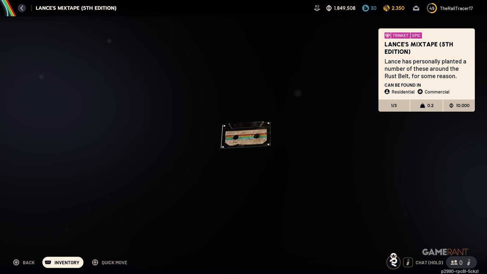 Lance's Mixtape dijual untuk Koin di Arc Raiders