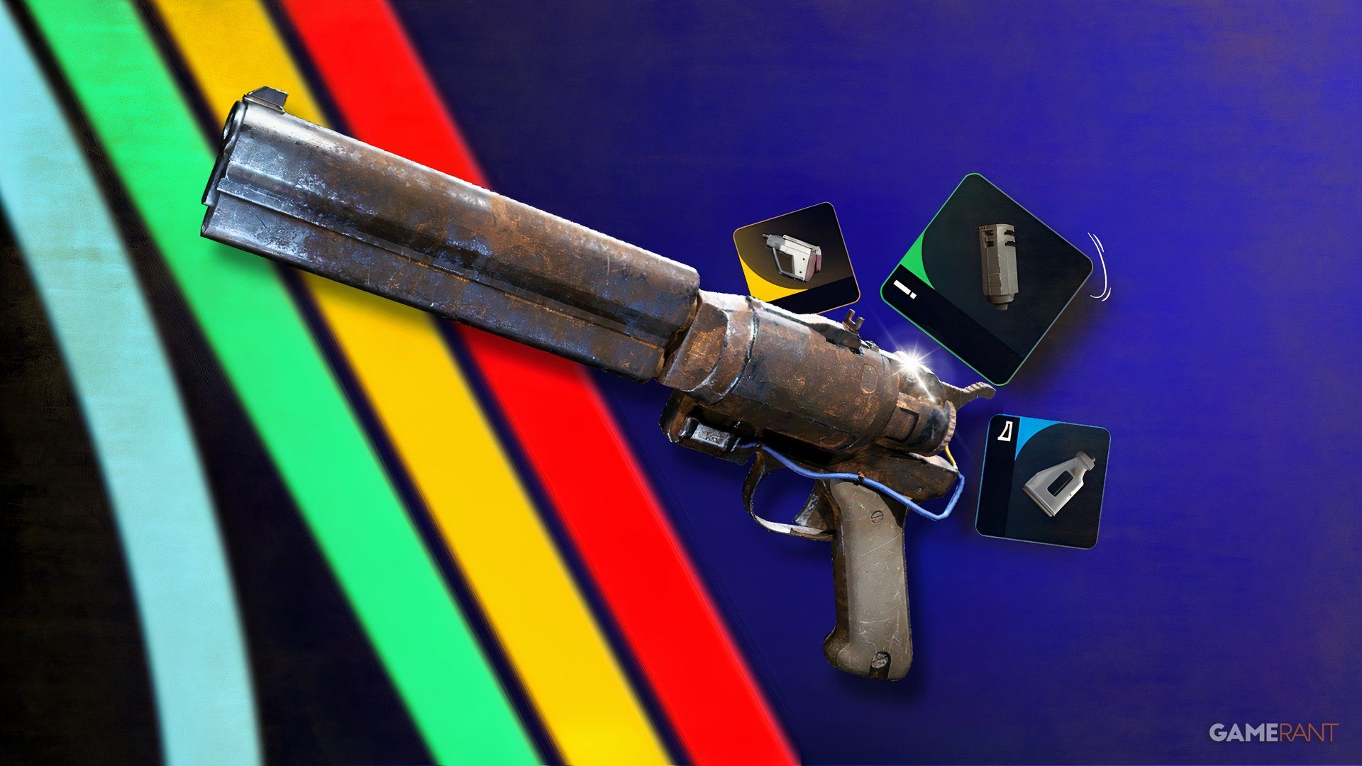 an anvil and some attachments from arc raiders.