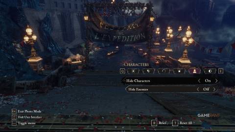 Clair Obscur Expedition 33 - Photo Mode - Hide Characters