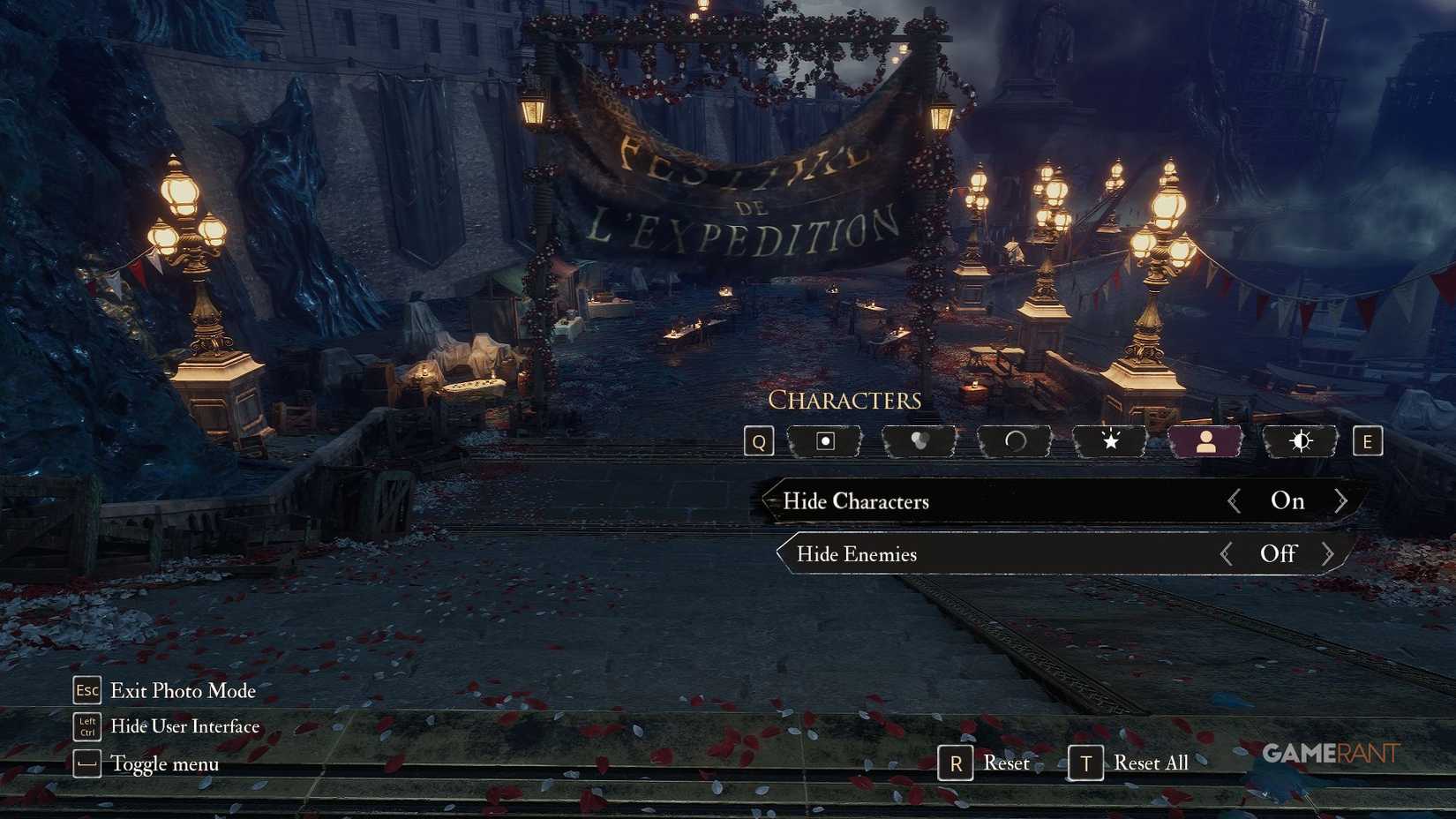 Clair Obscur Expedition 33 - Photo Mode - Hide Characters