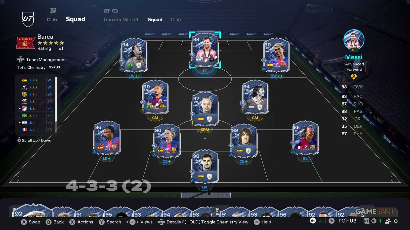 EA Sports FC 26 - Ultimate Team - Barcelona Past & Present Team