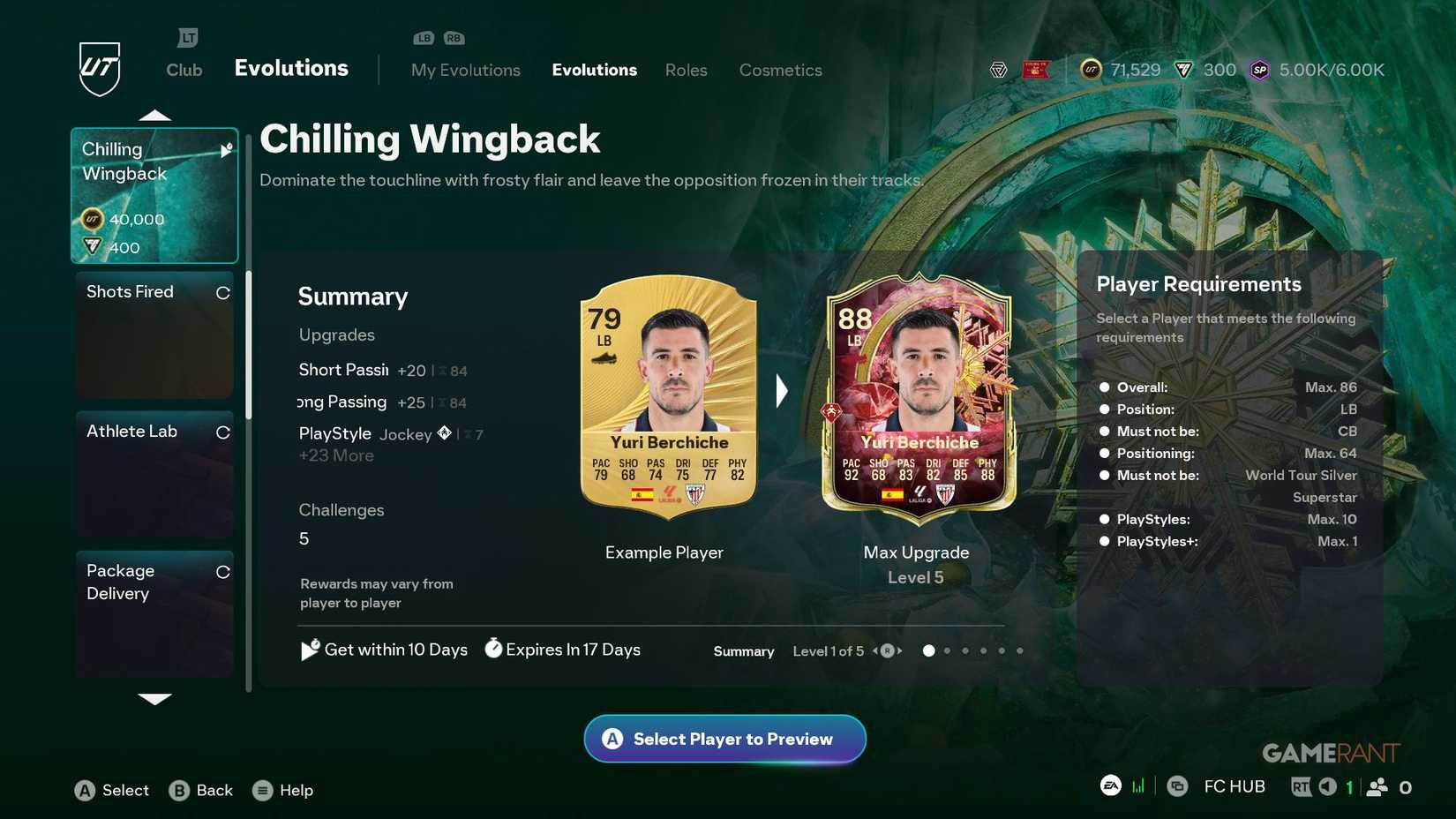 EA Sports FC 26 - Ultimate Team - Browse Evolutions