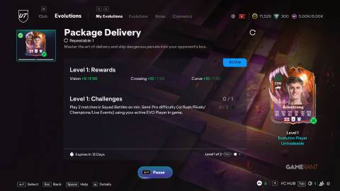 EA Sports FC 26 - Ultimate Team - Evolutions - Objectives