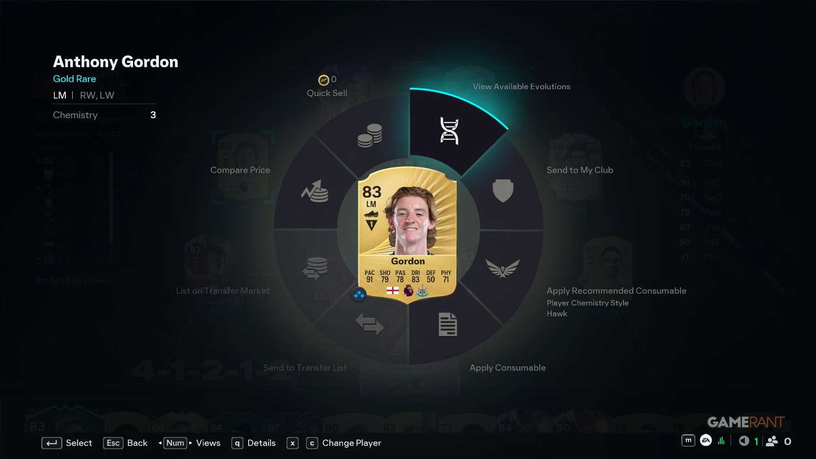 EA Sports FC 26 - Ultimate Team - View Available Evolutions