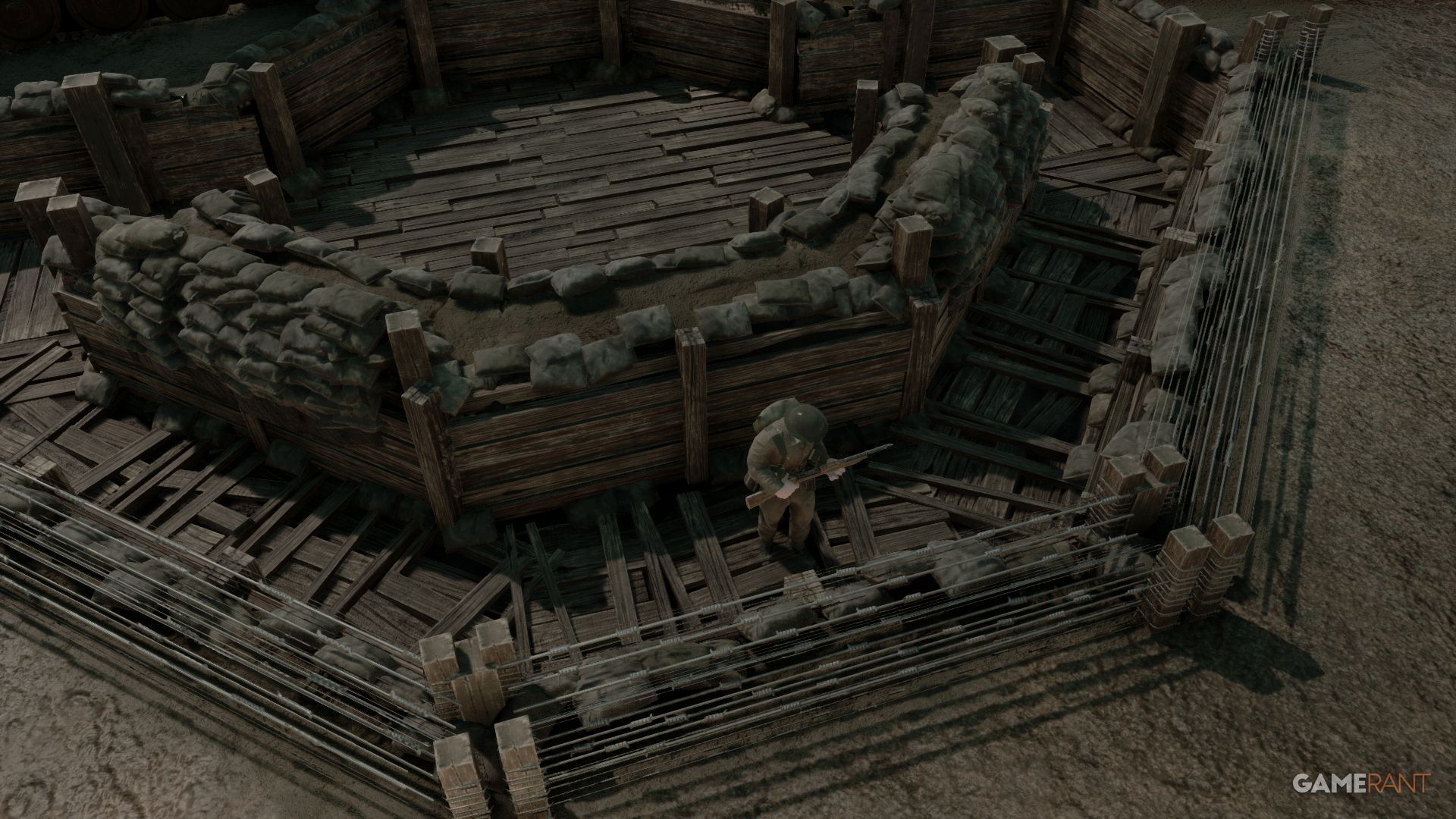 Foxhole - Soldier in Trench