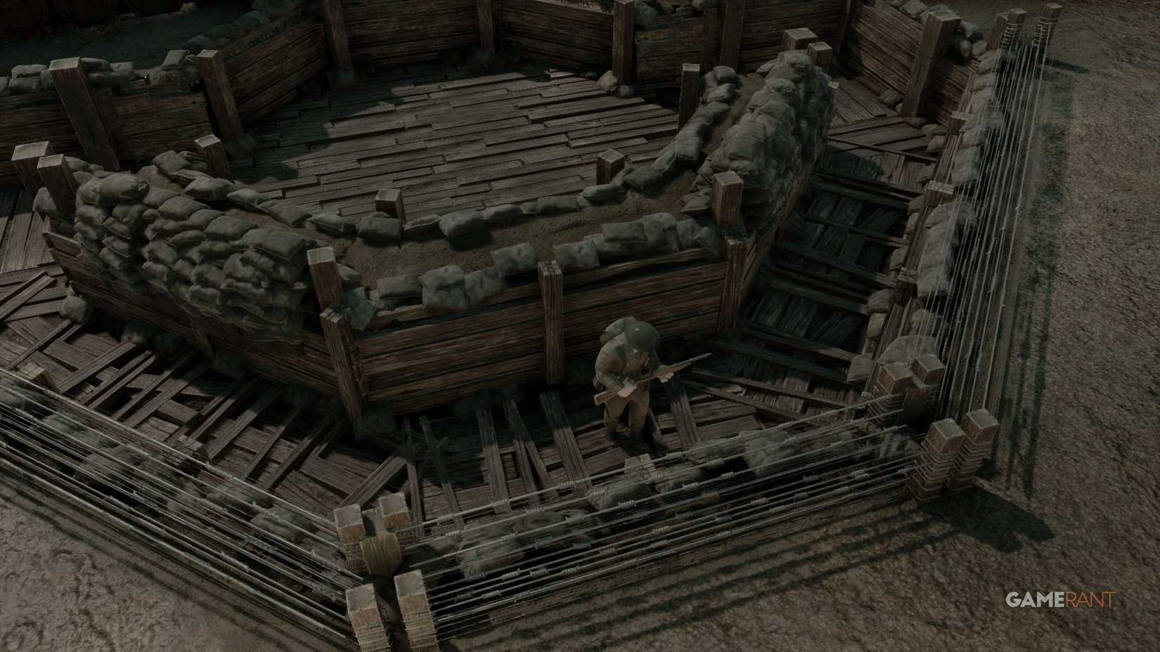 Foxhole - Soldier in Trench