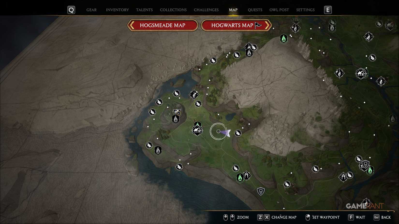 Hogwarts Legacy - Isadora's House on Map - Feldcroft